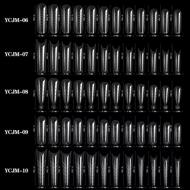 Formes d'extension d'ongles pour vernis Gel UV