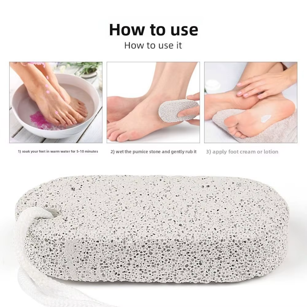Lime ponce pour les pieds, épurateur de pieds, outils de soins des pieds, planche à frotter les callosités, dissolvant de peau morte, meulage des pieds cornés