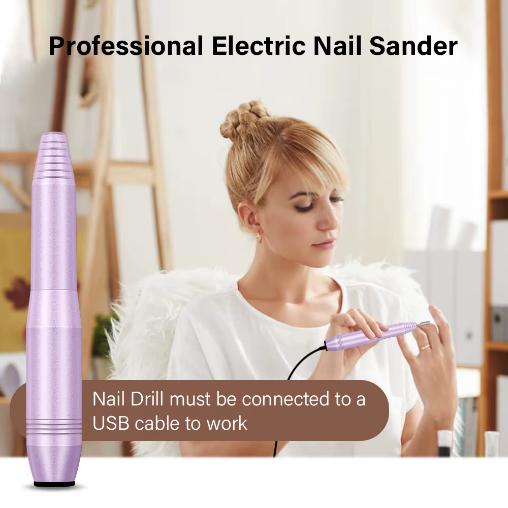 Ponceuse à ongles électrique en métal