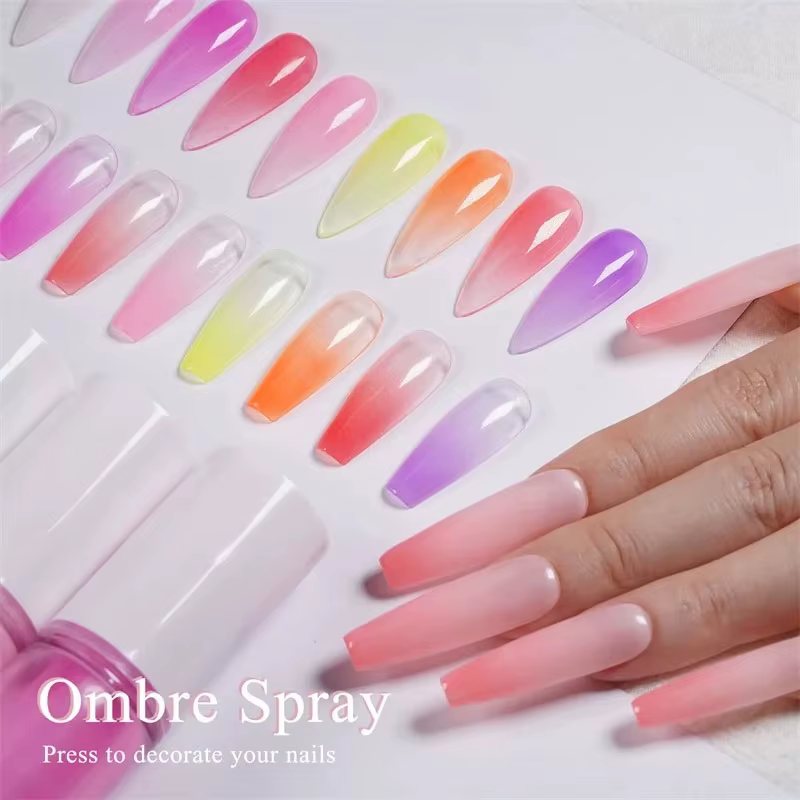 Poudre de pulvérisation ombrée pour Nail Art