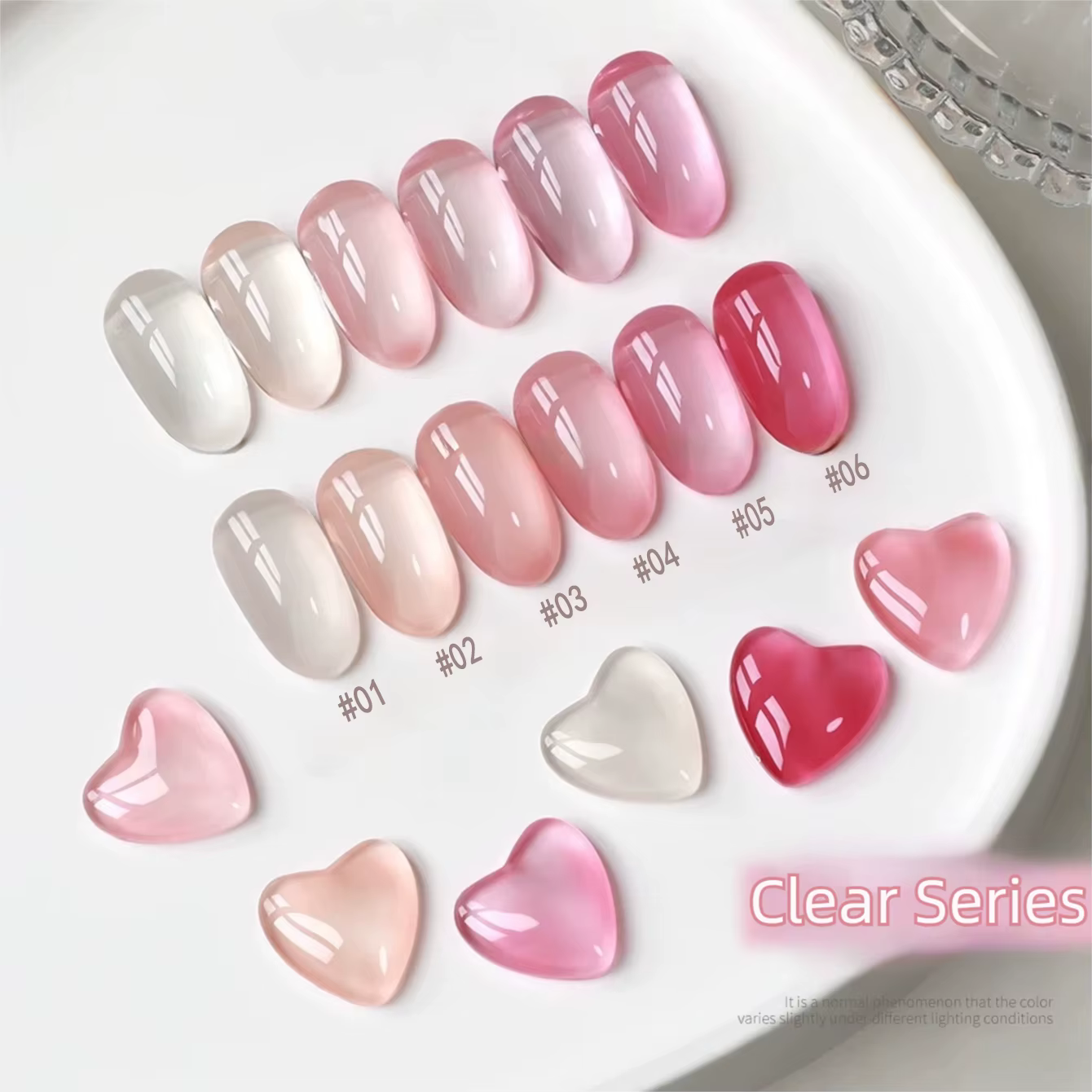 MIANEL 10ML 1-9PCS Gel clair effet blanchissant