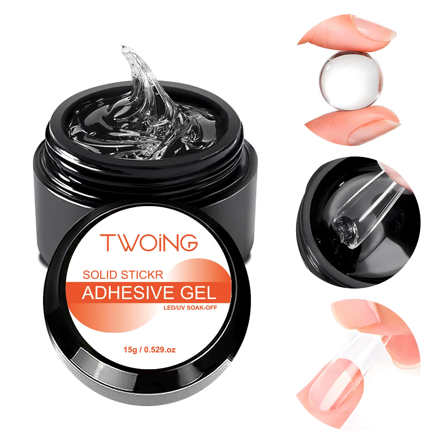Gel de colle pour ongles solide 15G
