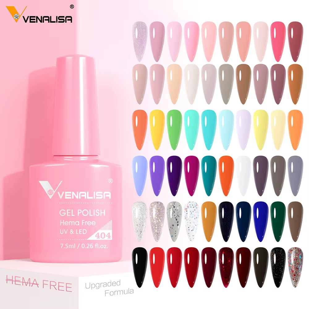 Venalisa 7.5ml vernis à ongles Gel 60 couleurs Hema TPO gratuit gelée blanche laiteuse tremper UV LED