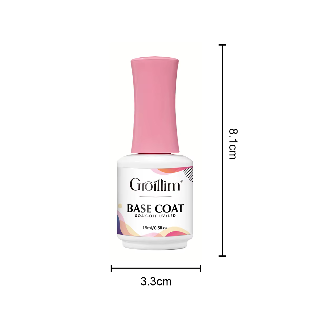 Kit de démarrage de vernis à ongles en gel sans essuyage Groillim 15 ml - / Kit