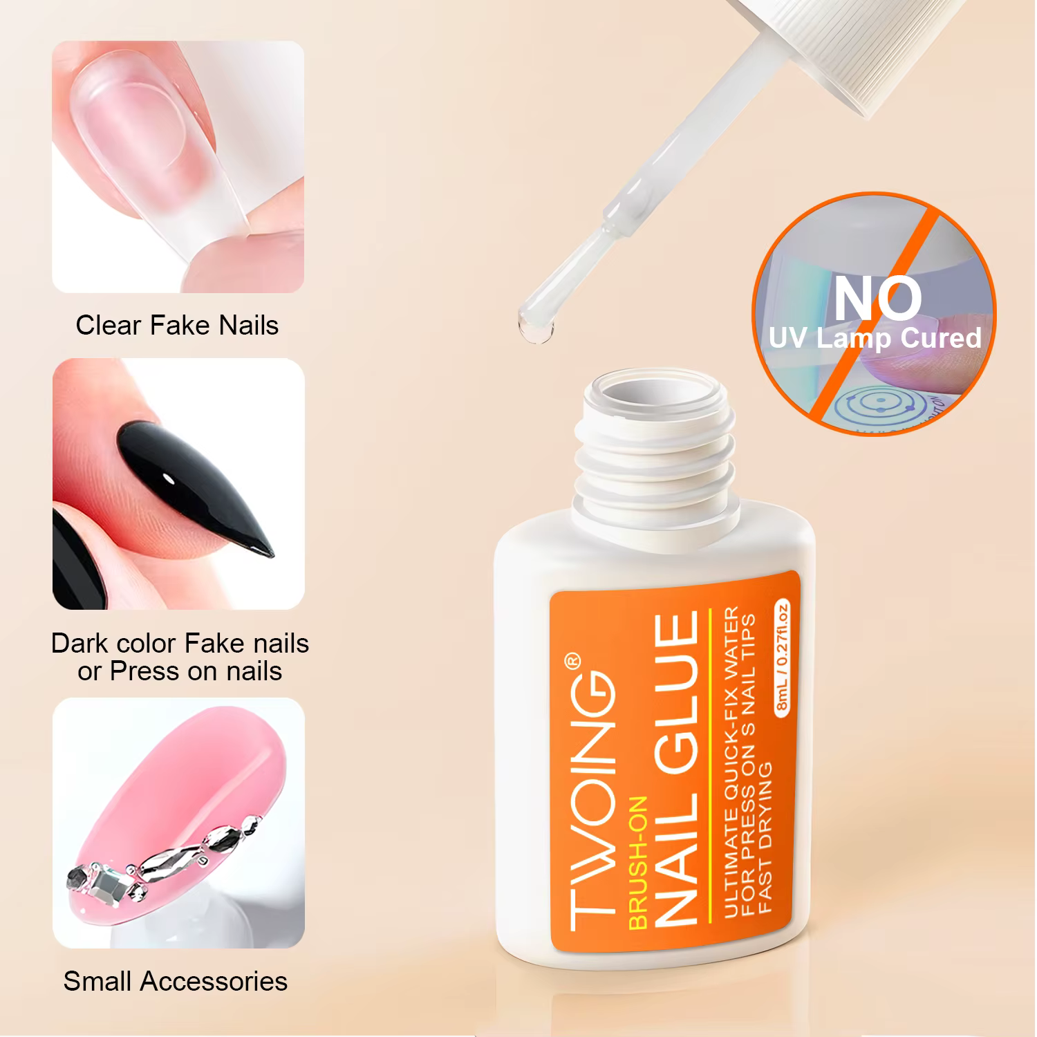 Twoing – adhésif liquide imperméable pour ongles