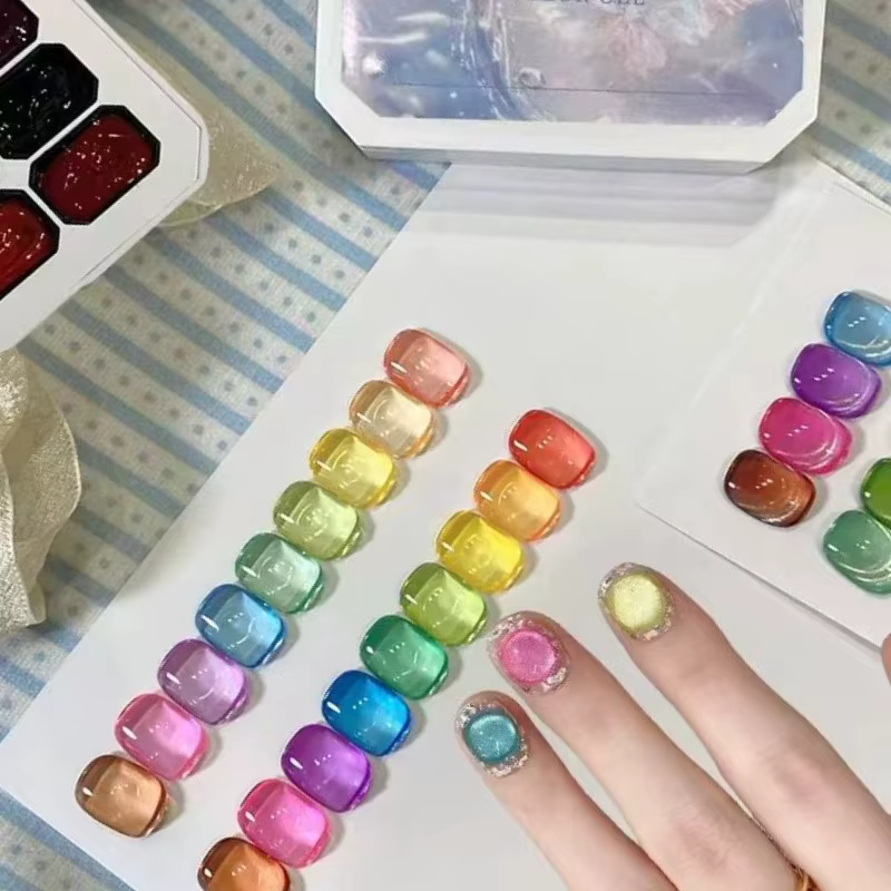 Gel vernis à ongles couleur bonbon estival