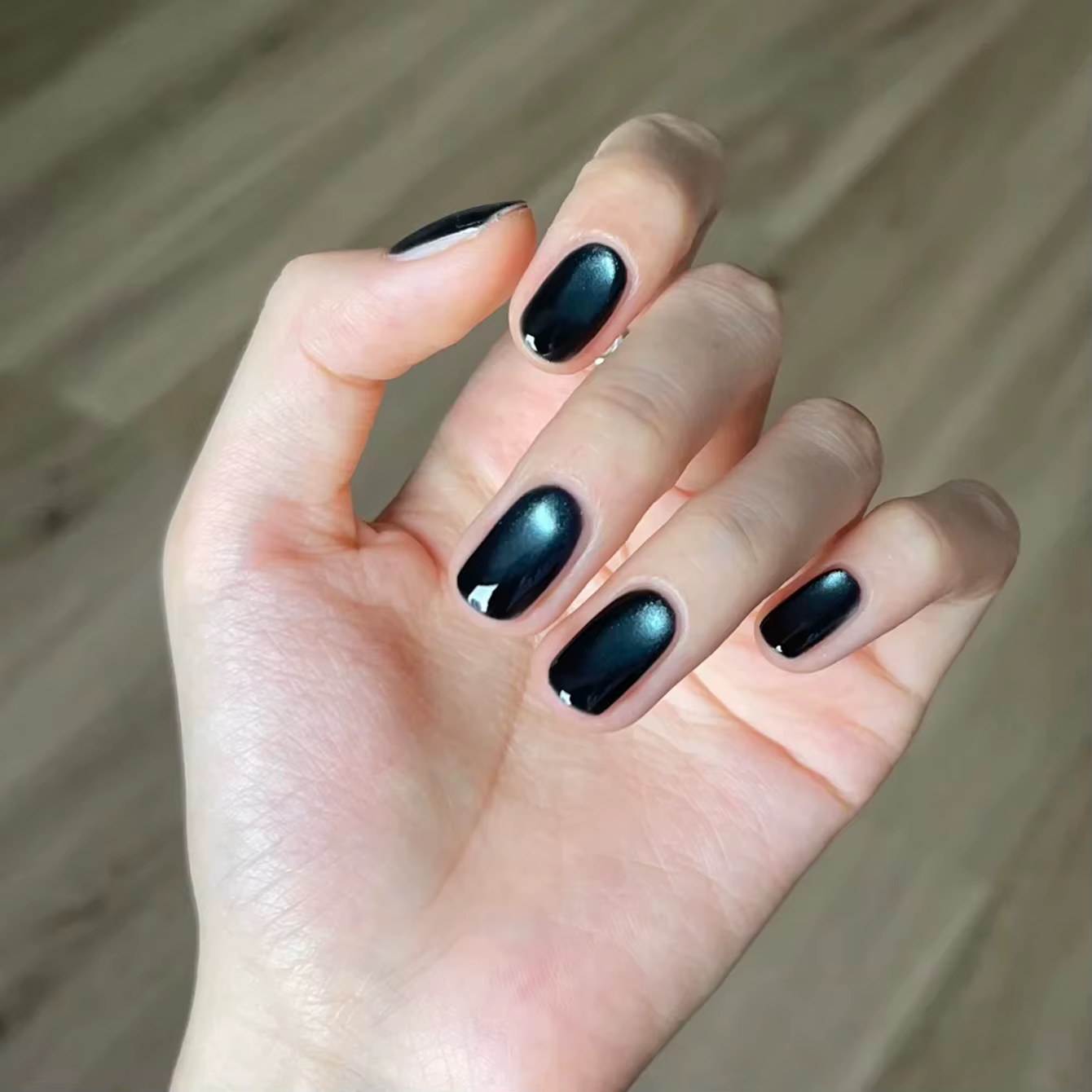 MIANEL Gel à ongles effet œil de chat bleu nuit foncé
