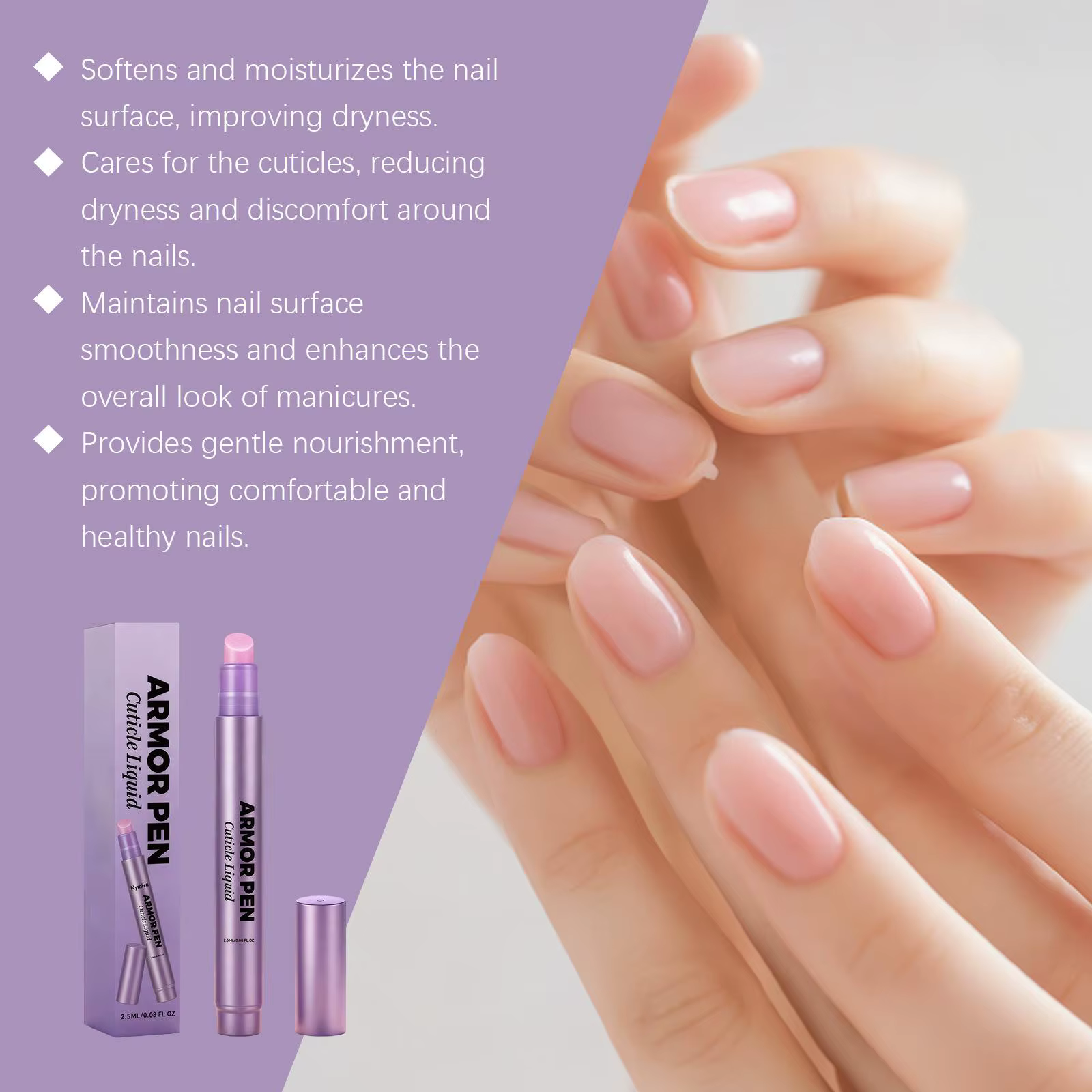 Stylo à huile pour cuticules 1 pièce