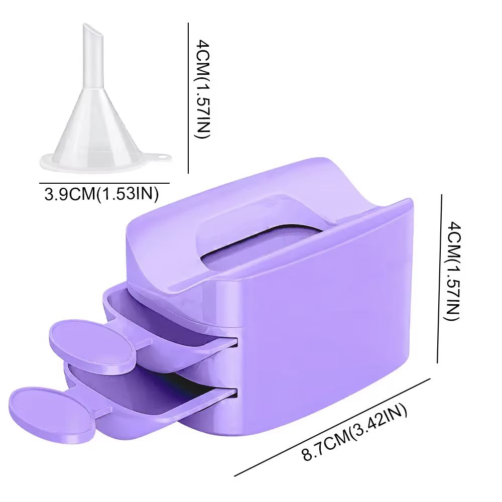 Kit de boîte de rangement pour accessoires d'art d'ongle