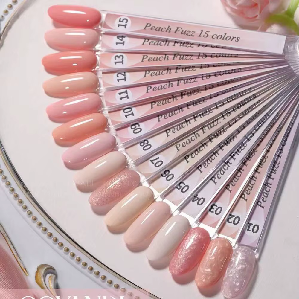 Nouveauté 15 couleurs Rose Chaud Pêche Gel Vernis à ongles UV Soak Off Gelpolish Nail Art Gel