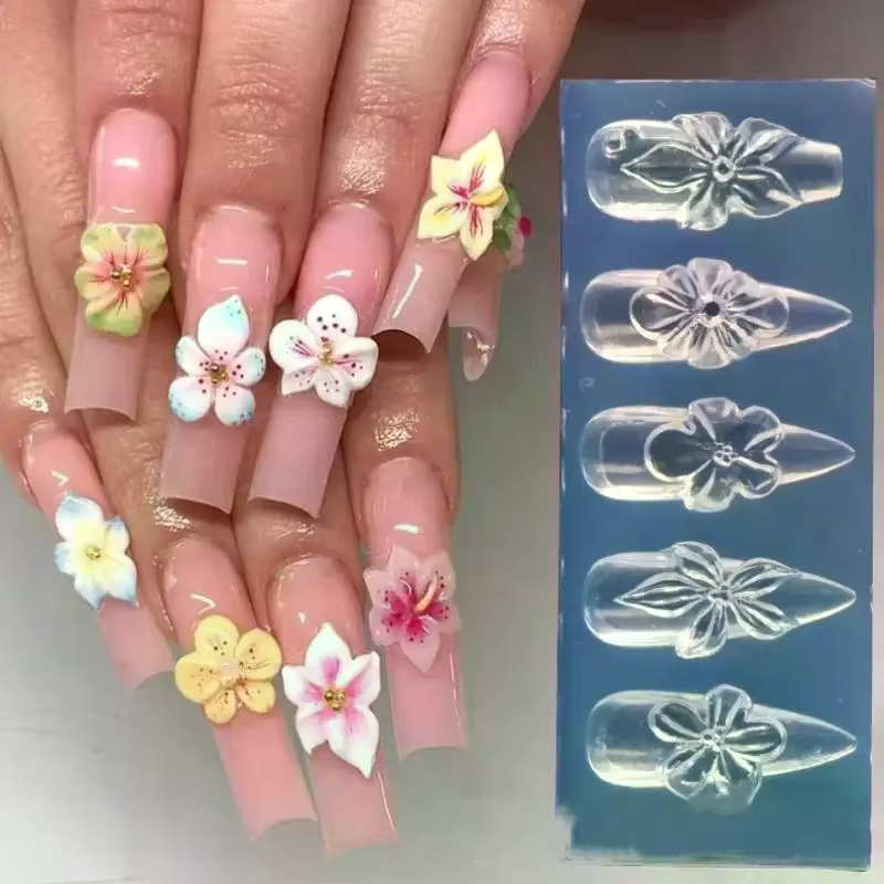 Moule en silicone 3D pour ongles
