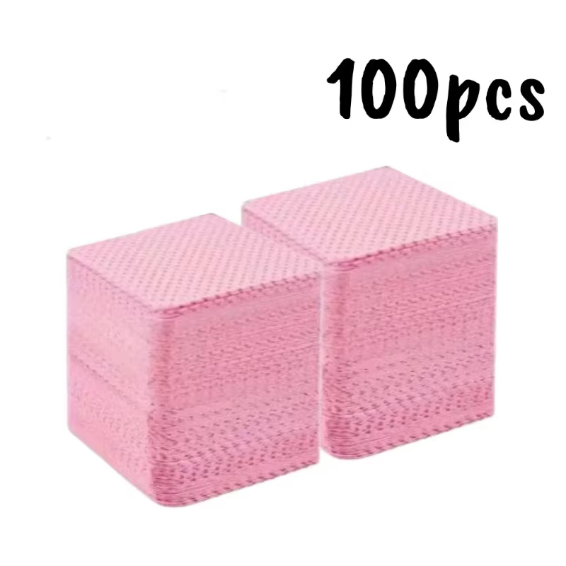 20/600 lingettes démaquillantes sans peluches pour ongles