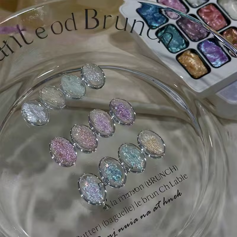Gel solide 12 couleurs rose aurora fairy