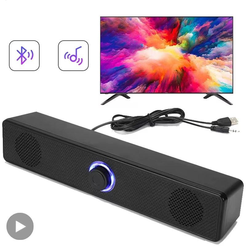 Barre De son ordinateur PC TV ordinateur Portable bureau filaire sans fil Bluetooth haut-parleur boîte De son barre musique Portable Caixa De Som système Audio