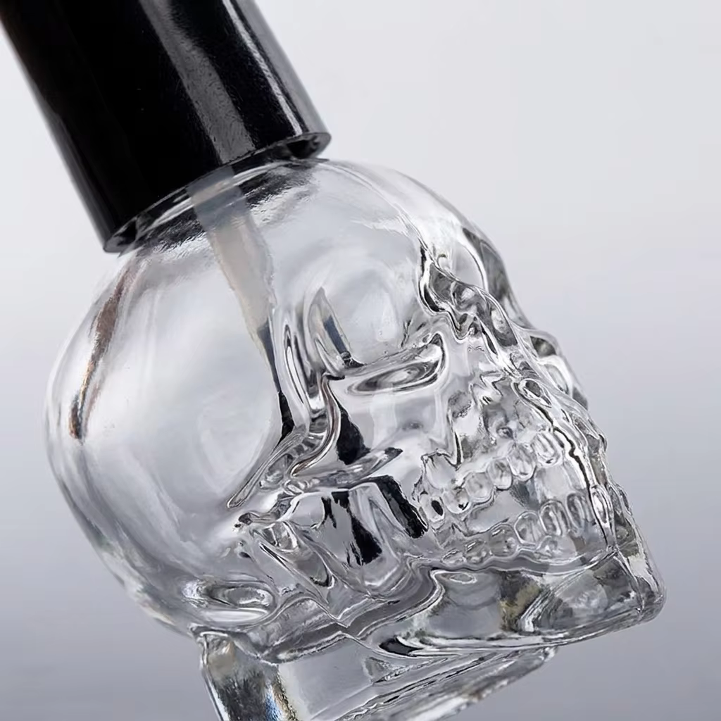 Flacons en verre vides de 10 ml pour gel à ongles avec pinceau