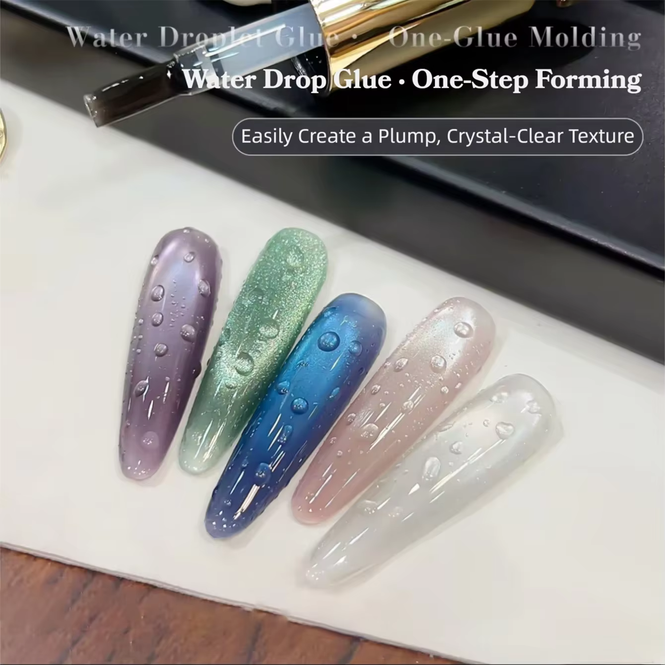 Nouveau Gel de Manucure Effet Goutte d'Eau 2026