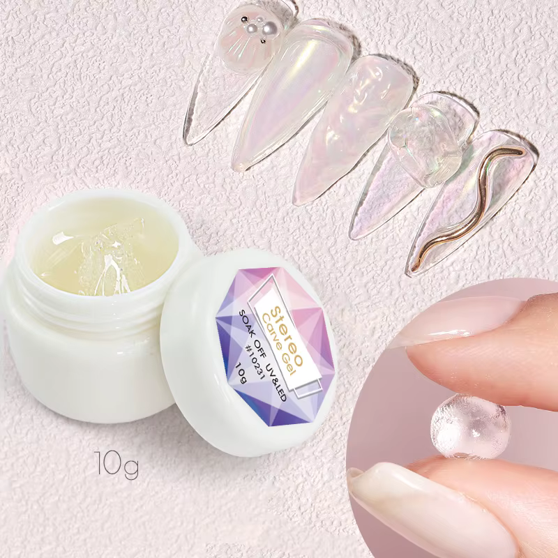VENALISA stéréo sculpter Gel PVC doux solide Gel pétrir en diverses formes vernis à ongles pour Nail Art Transparent UV Gel tremper