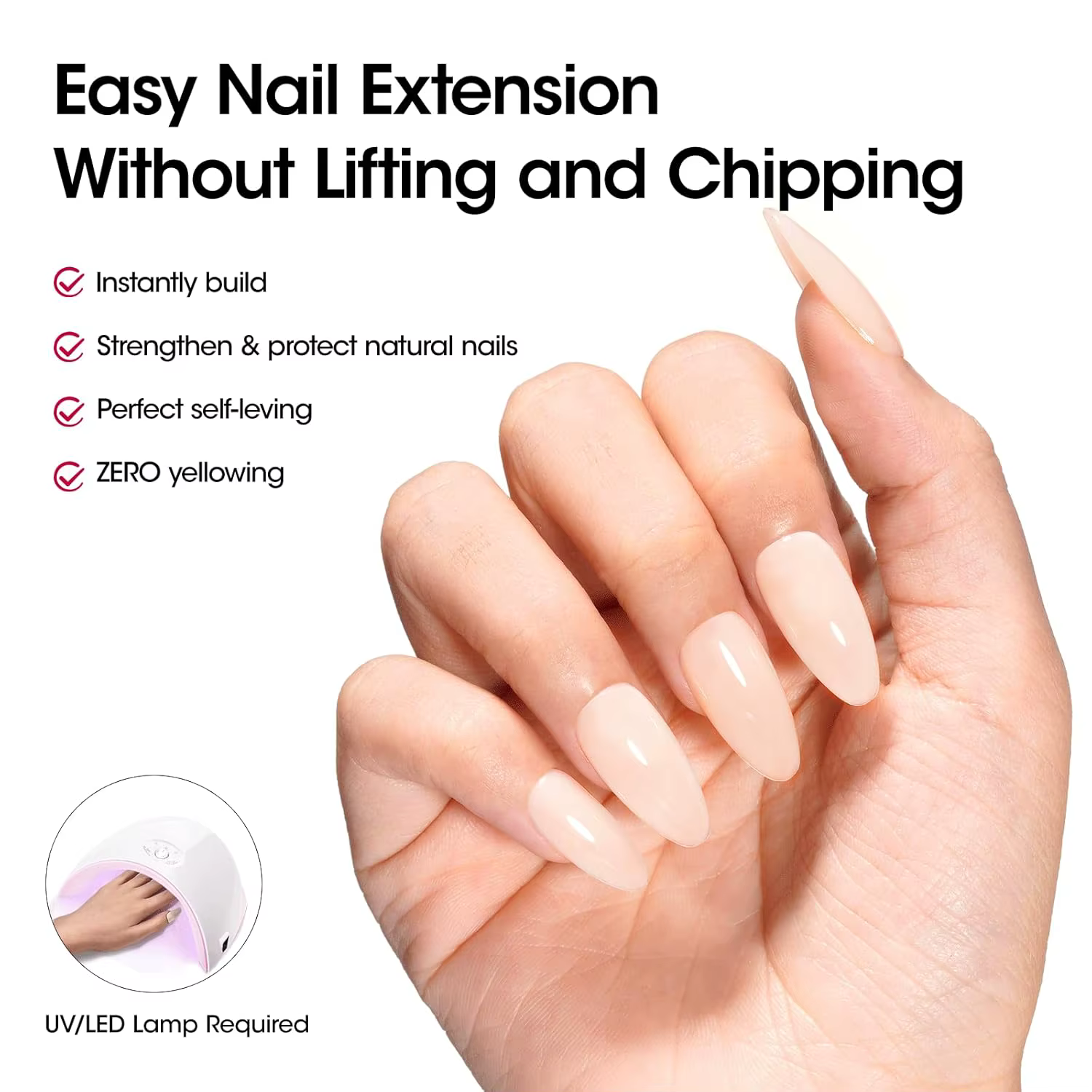 GELLEN 15ml Gel de construction pour extension d'ongles