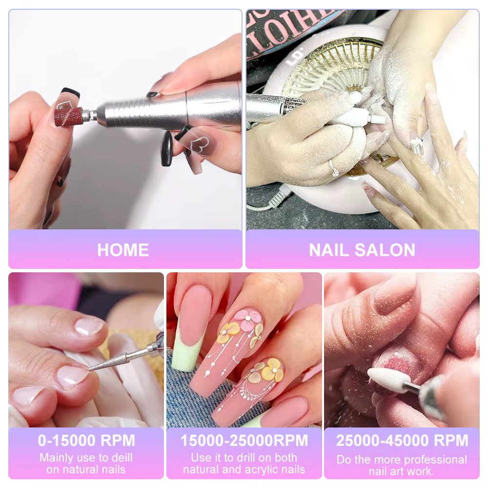 Perceuse à ongles électrique professionnelle