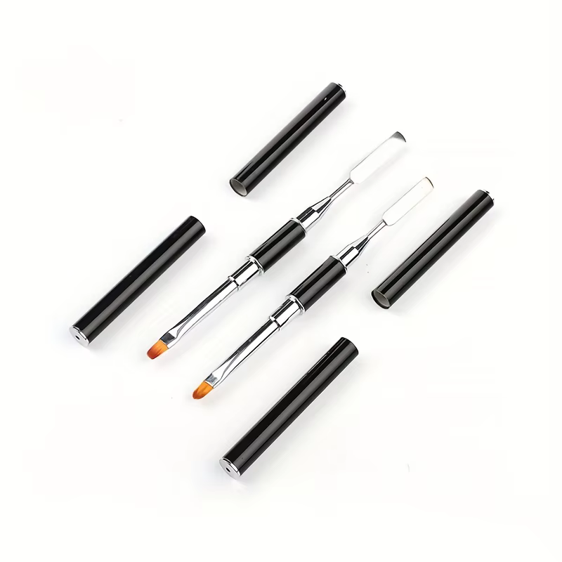 Pinceau à ongles et spatule pour gel acrylique