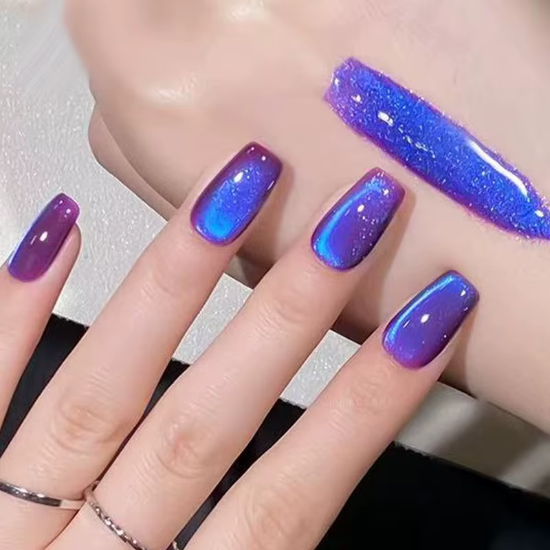 BORN PRETTY 10ml myrtille chat Gel magnétique vernis à ongles série fruits d'été vert bleu violet Gel
