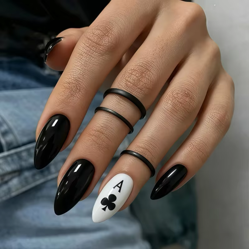 24 paires d’ongles artificiels de style minimaliste, à motifs léopard et de forme amande, élégants et simples, avec une touche de charme à la mode.