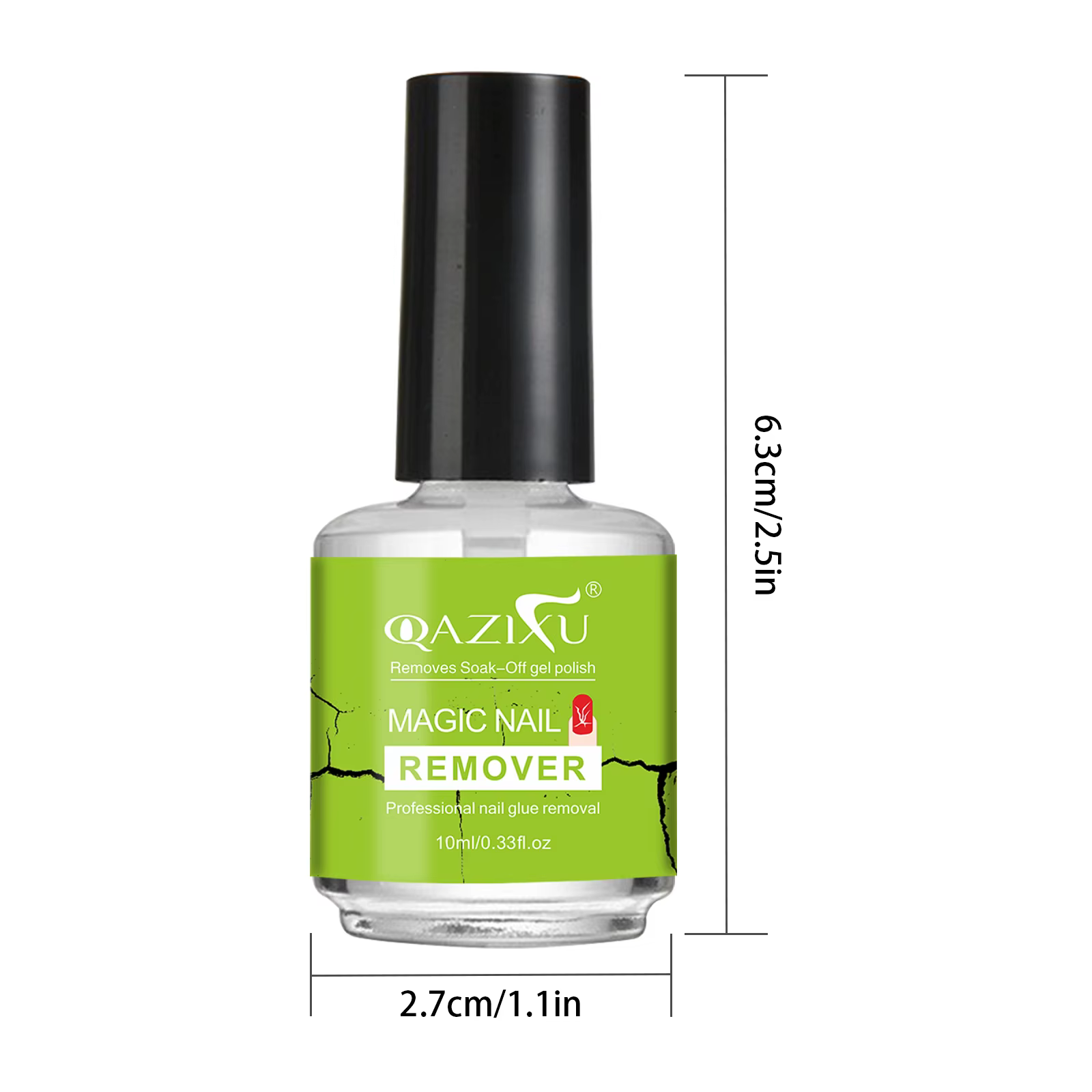 QAZIXU Dissolvant de vernis à ongles en gel UV