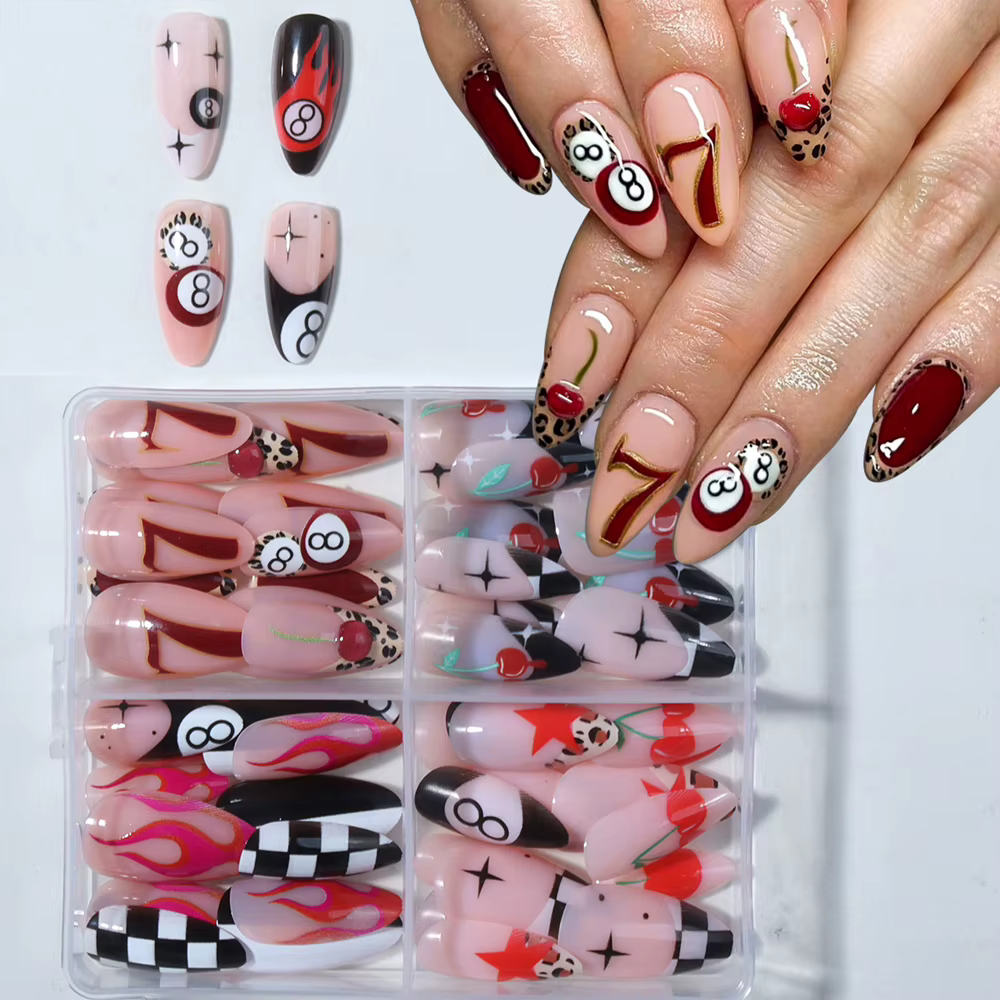 Faux ongles en acrylique à presser