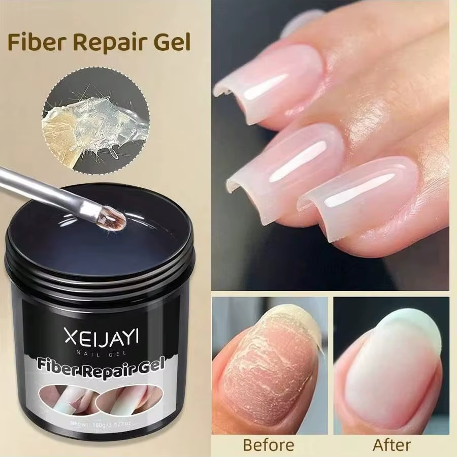 XEIJAYI 1Pc 100g Gel réparateur pour ongles cassés