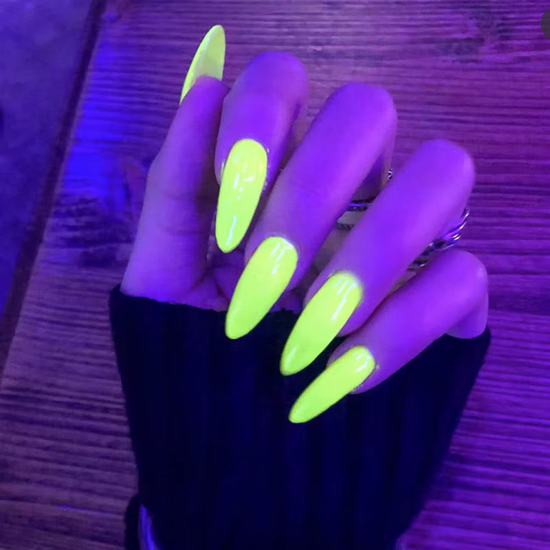 Poudre de Pigment néon fluorescente pour ongles
