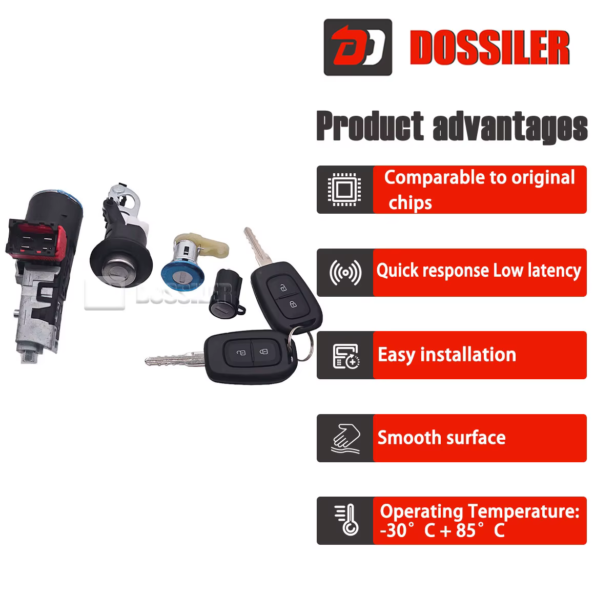 806019591R Dossiler 487003947R Interrupteur d'allumage pour Renault CLIO LOGAN TWINGO DACIA SANDERO 1.5 DCI 2016-2020 Pièce de rechange