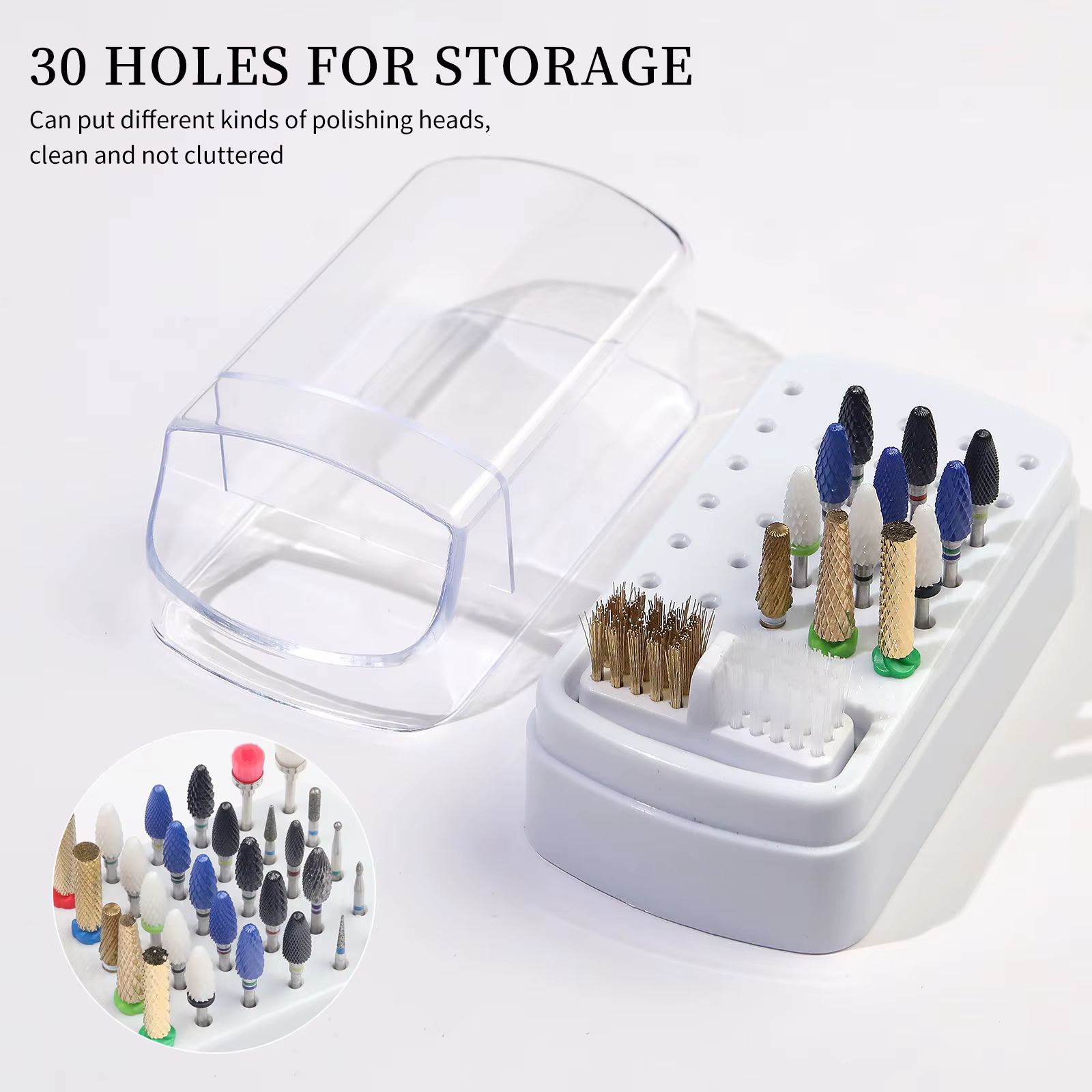 Organisateur de vernis à ongles à 30 trous