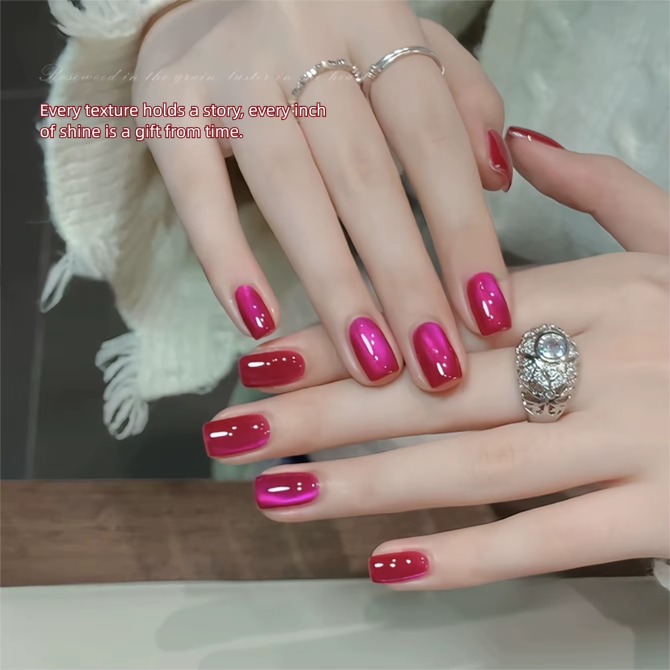 MIANEL 10ml 1 pièce Nouveauté Été 2026 Vernis à ongles gel effet œil de chat couleur fruit du dragon bois de santal