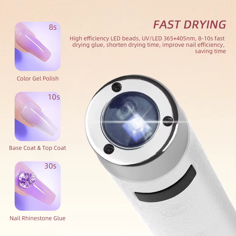 Mini lampe sèche-ongles UV LED