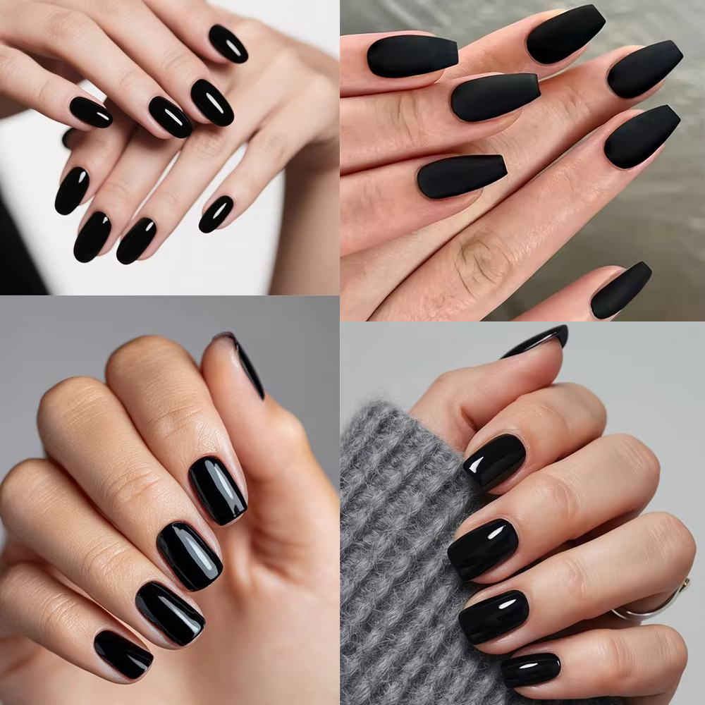 KODIES GEL Super noir Gel Vernis à ongles haute Pigment couleur riche