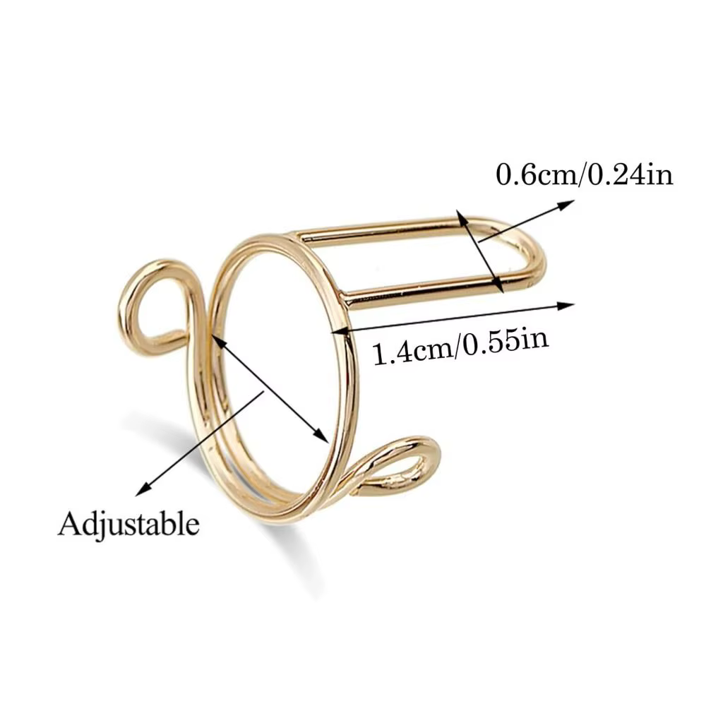 Bagues à ongles réutilisables pour faux ongles
