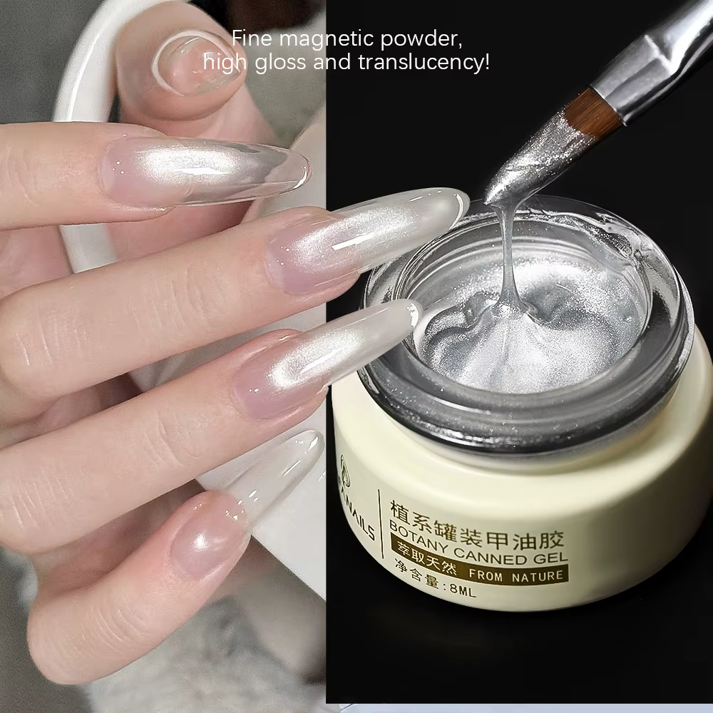 Vernis à ongles Gel oeil de chat elfe blanc 8ml