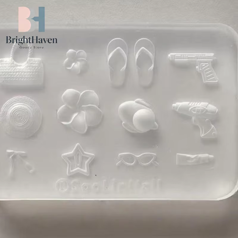 Moule en silicone 3D pour décoration d'ongles