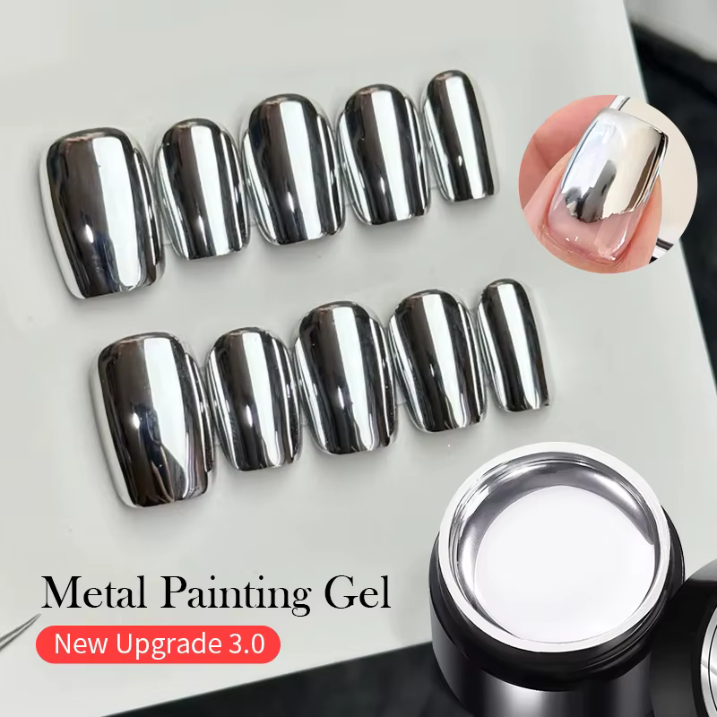 BORN PRETTY – vernis à ongles en Gel métallique