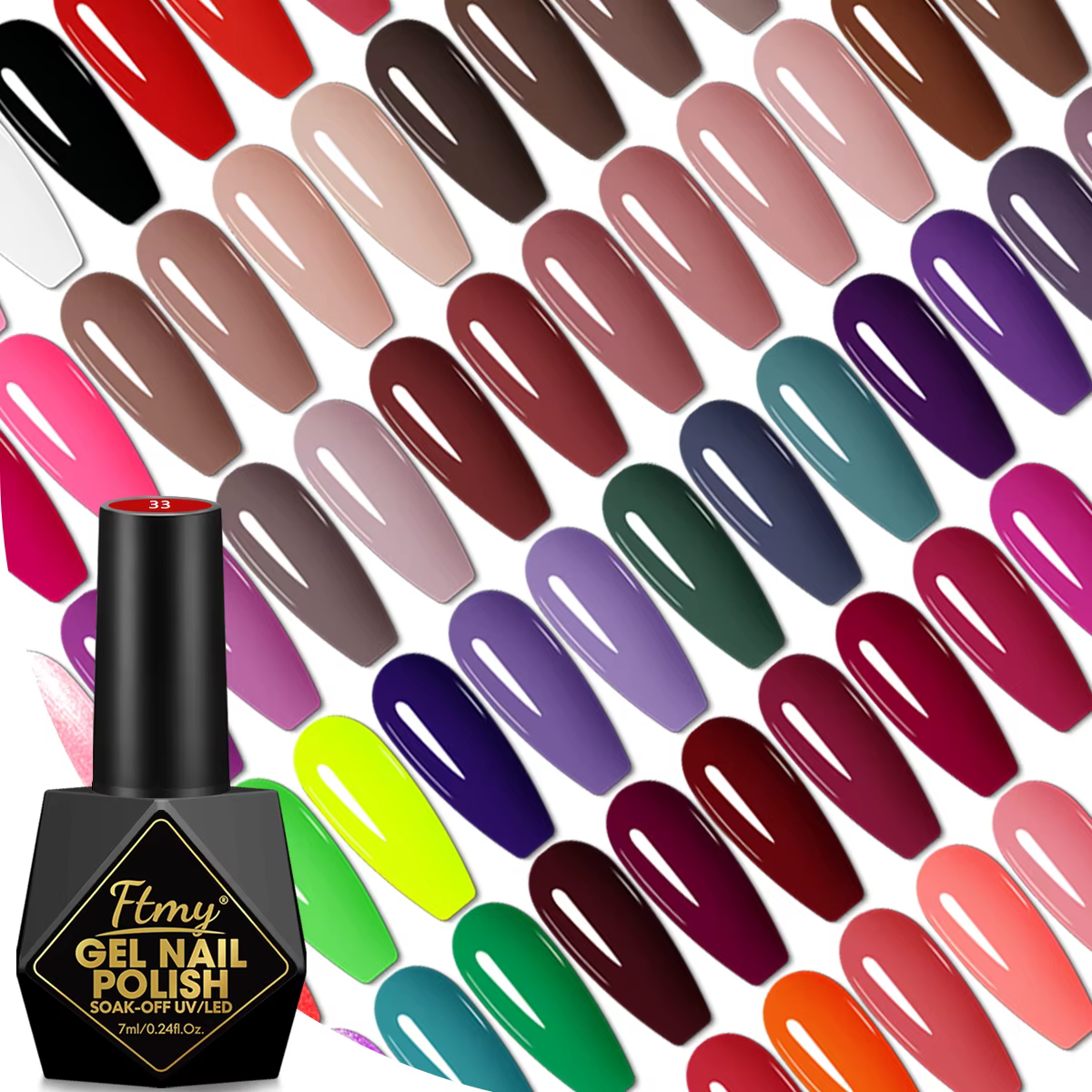 7ml couleur Gel vernis ensemble série populaire