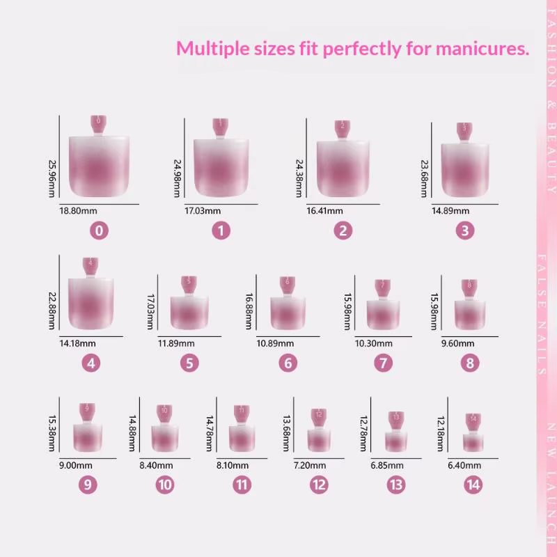 Faux ongles pour les pieds