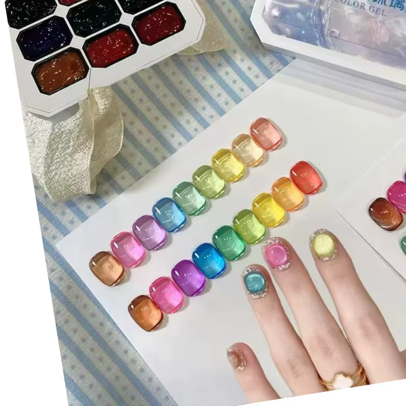 Gel vernis à ongles couleur bonbon estival