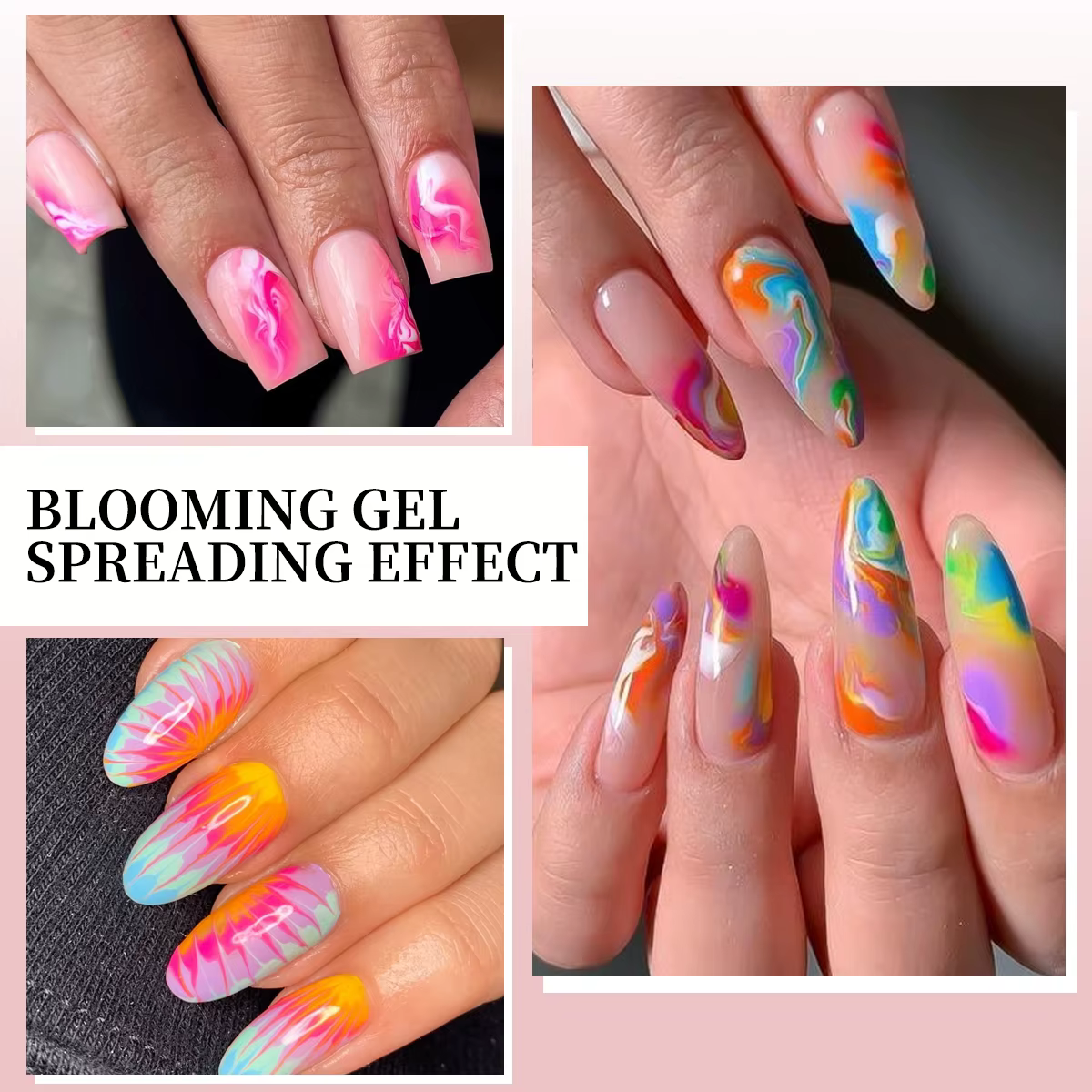 Ce gel pour ongles de 15 ml est un gel fonctionnel à effet blooming qui rehausse l'art et la beauté du nail art. C'est