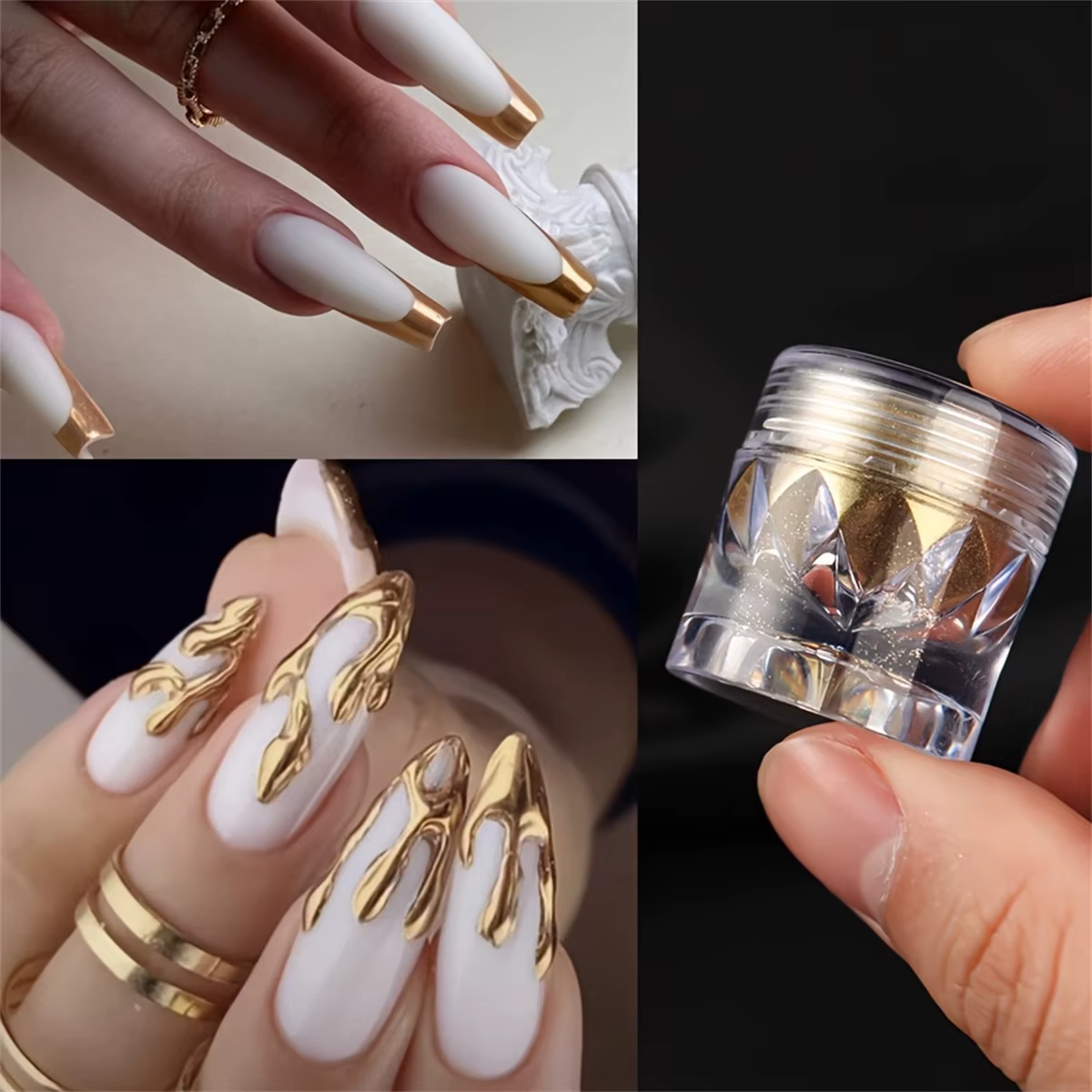 Poudre magique pour ongles