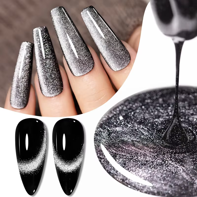 Vernis à ongles Gel à paillettes magnétiques
