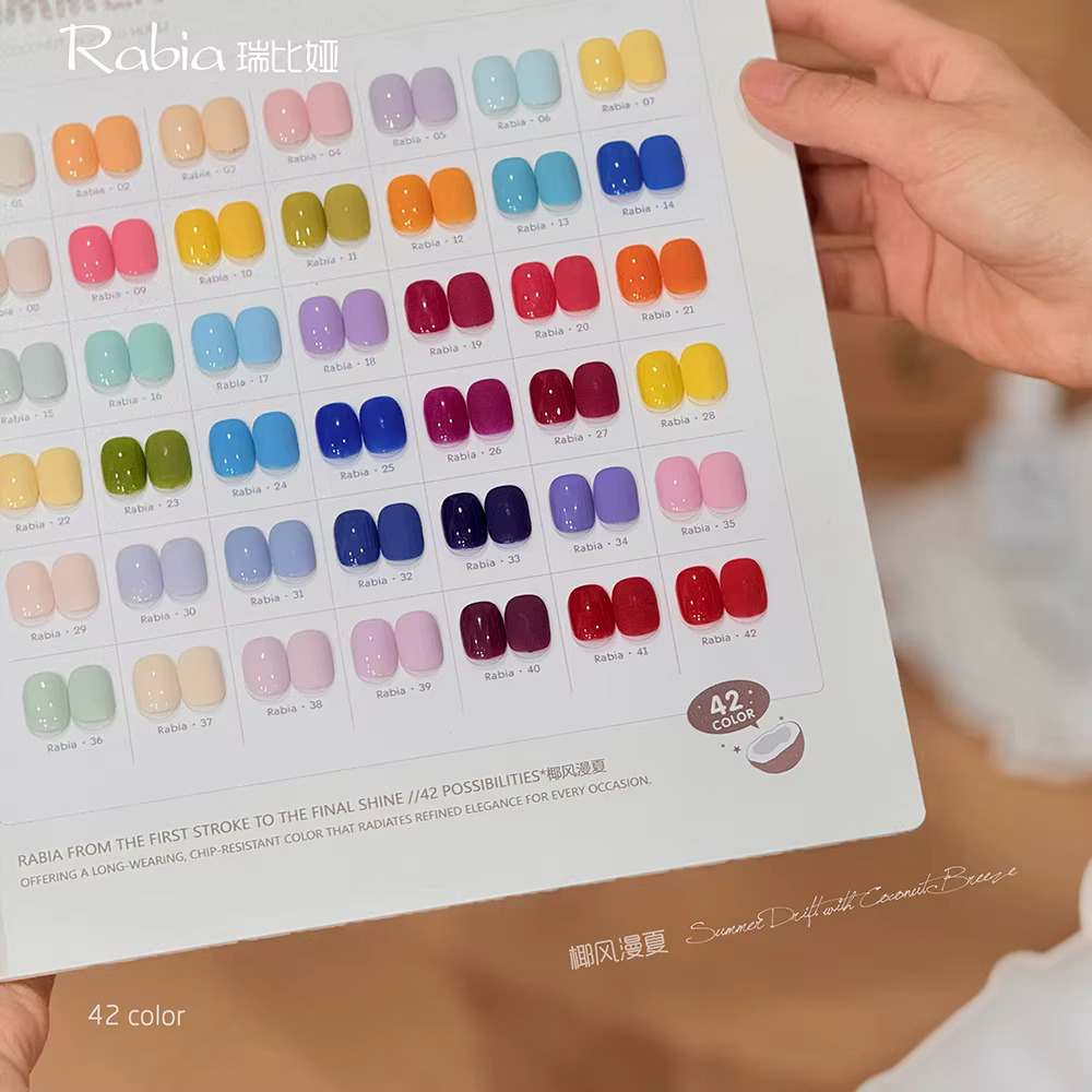 Fournitures pour ongles en gros, ensemble de vernis gel UV permanent longue durée, professionnel, 42 couleurs, ensemble de vernis gel coréen 15 ml, ensemble de vernis
