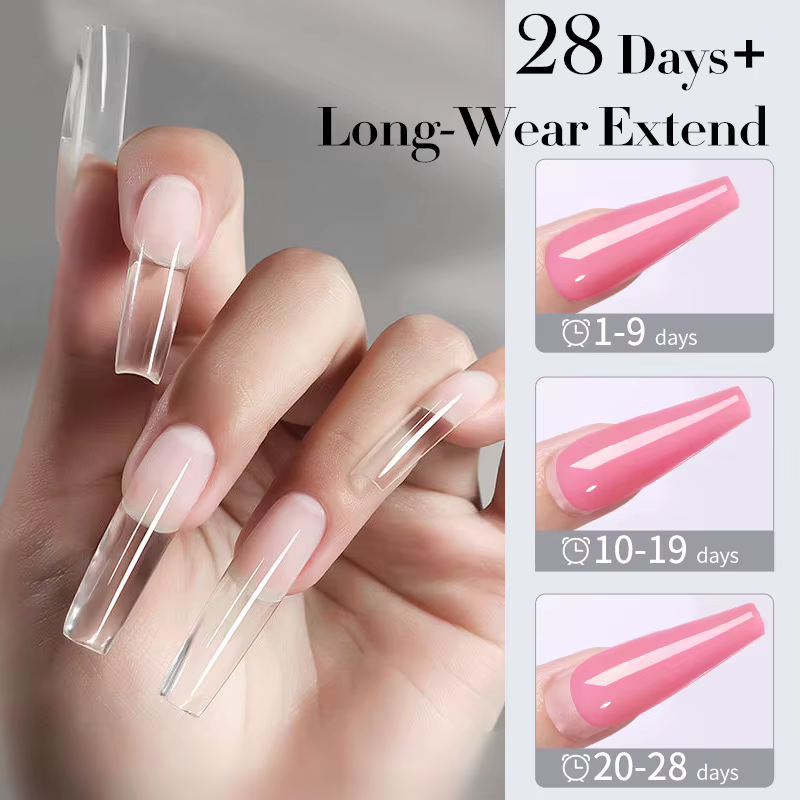BORN PRETTY 30g Super cristal construction ongles Gel Extension Gel naturel clair dur Gel