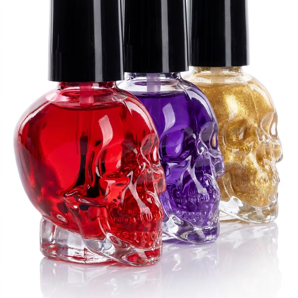 Flacons en verre vides de 10 ml pour gel à ongles avec pinceau