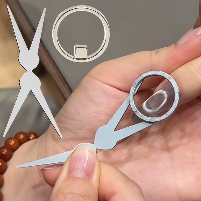 Aimant pour ongles œil-de-chat en forme d'anneau pour vernis gel