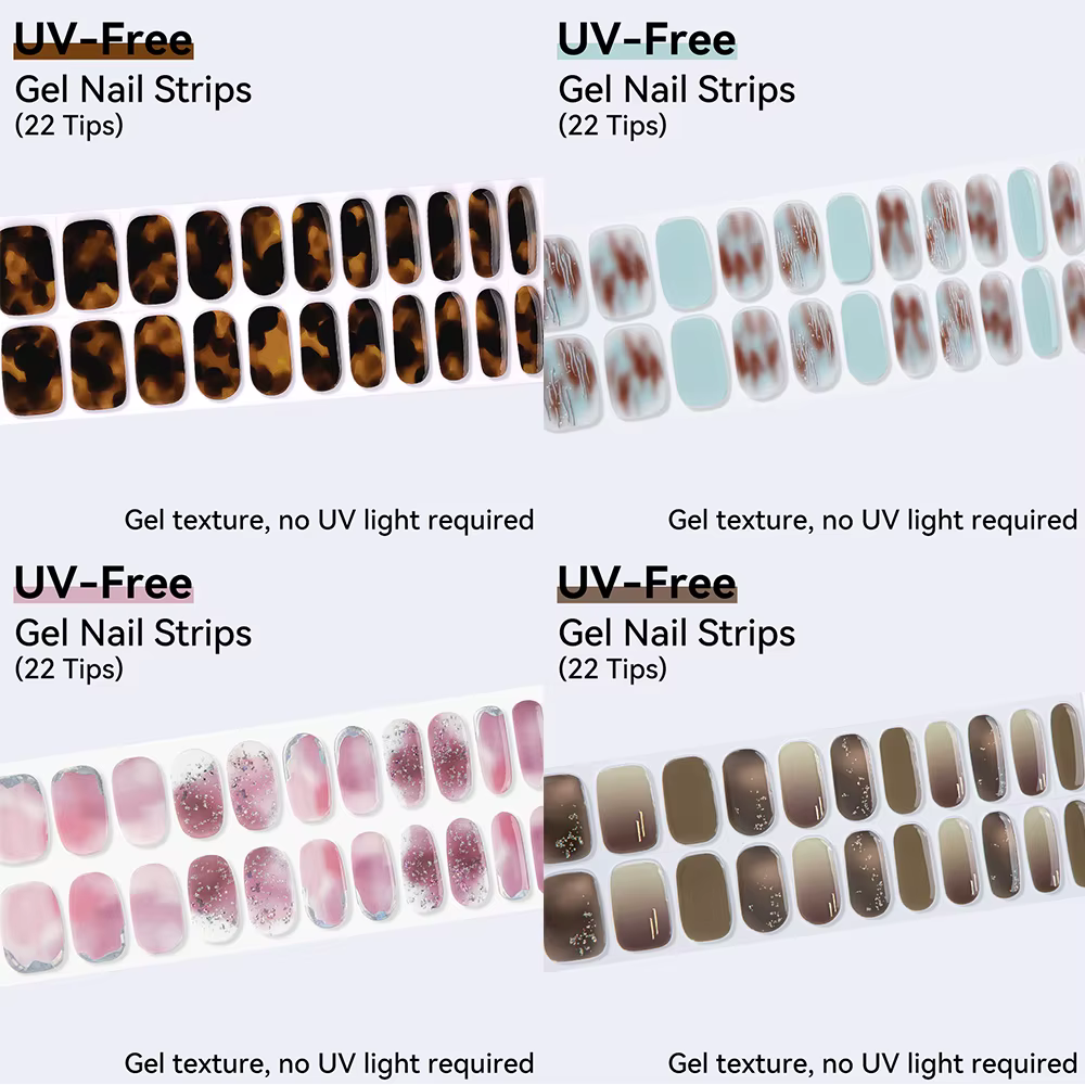 Bandes pour ongles en Gel sans UV